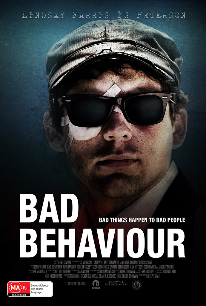 Lindsay Farris is Peterson in Joseph Sim's Bad Behaviour Lindsay Farris is Peterson in Joseph Sim's Bad Behaviour