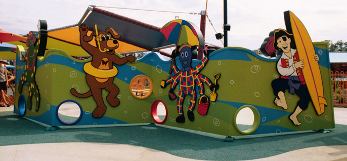 Captain Feathersword, Dorothy the Dinosaur, Henry the Octopus, and Wags the Dog. Captain Feathersword, Dorothy the Dinosaur, Henry the Octopus, and Wags the Dog.